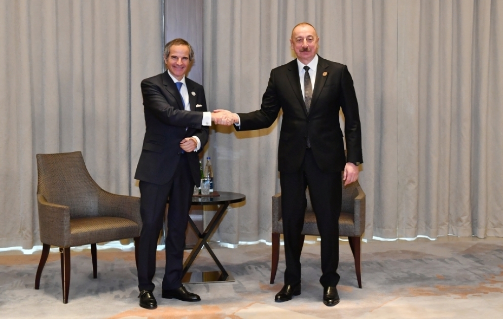 Le président Ilham Aliyev reçoit le directeur général de l’Agence internationale de l’Energie atomique