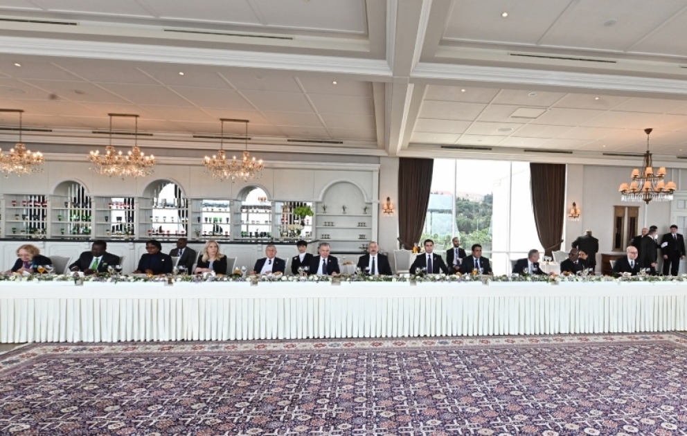 Reception was hosted on behalf of President Ilham Aliyev in honor of participants of Summit-level Meeting of Non-Aligned Movement held in Baku