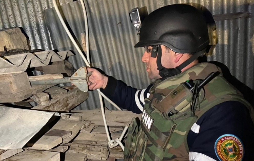 FHN: Binəqədi rayonu ərazisində tank mərmisi aşkarlanıb
