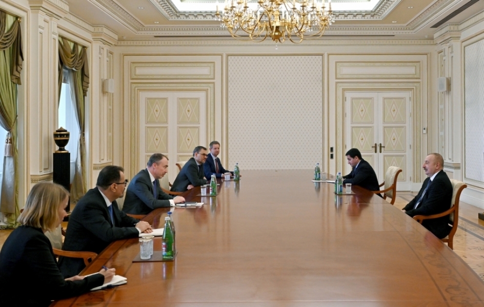 Präsident Ilham Aliyev empfängt EU-Sonderbeauftragten für Südkaukasus