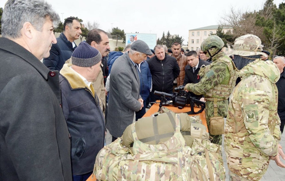 Hərbi liseydə orta ümumtəhsil məktəblərinin hərbi rəhbərləri ilə görüş keçirilib