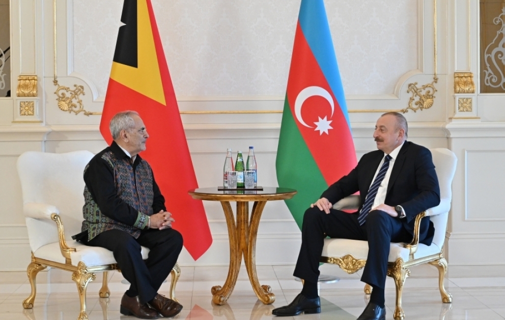 President of Azerbaijan Ilham Aliyev met with President of Timor-Leste José Ramos-Horta