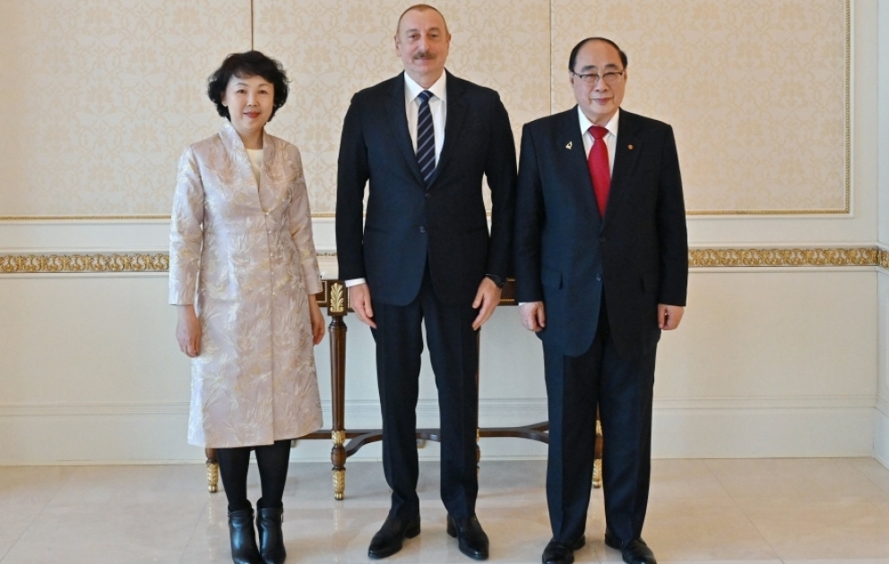 Prezident İlham Əliyev Çin Hökumətinin Avropa məsələləri üzrə xüsusi nümayəndəsini qəbul edib