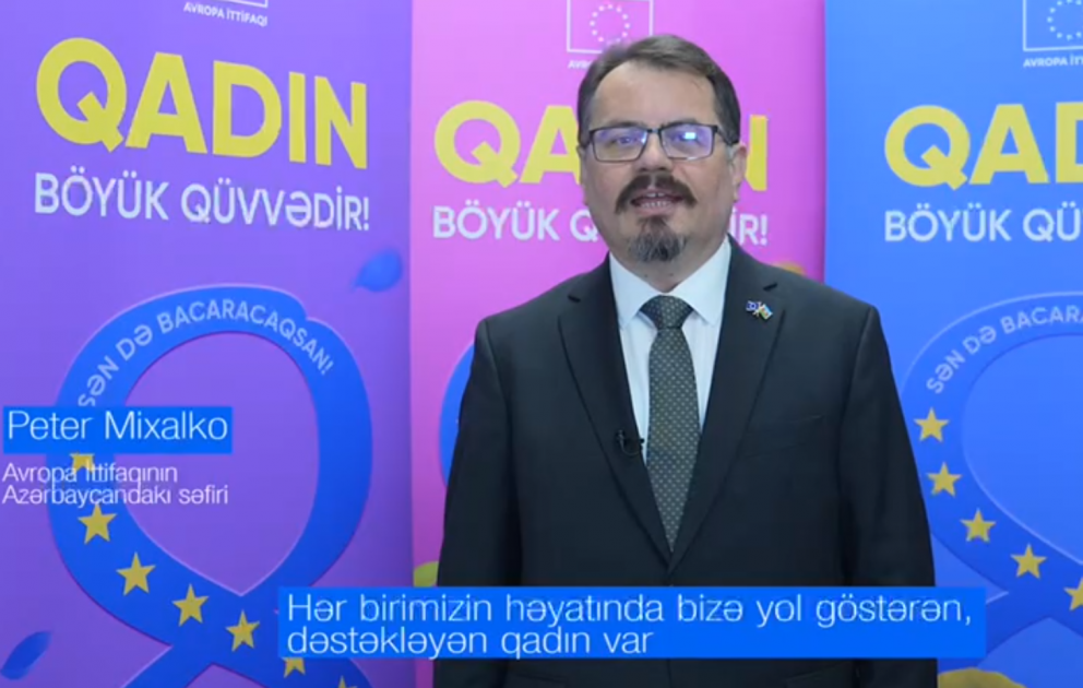 Avropa İttifaqının Azərbaycandakı səfirindən 8 Mart təbriki: Qadın böyük qüvvədir
