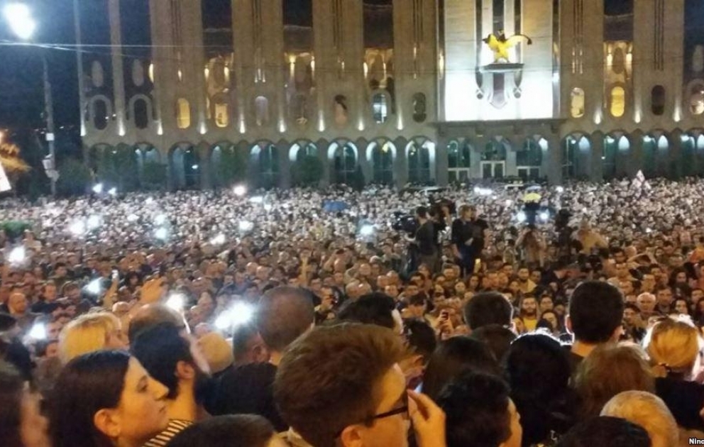 Protests continue in Georgia