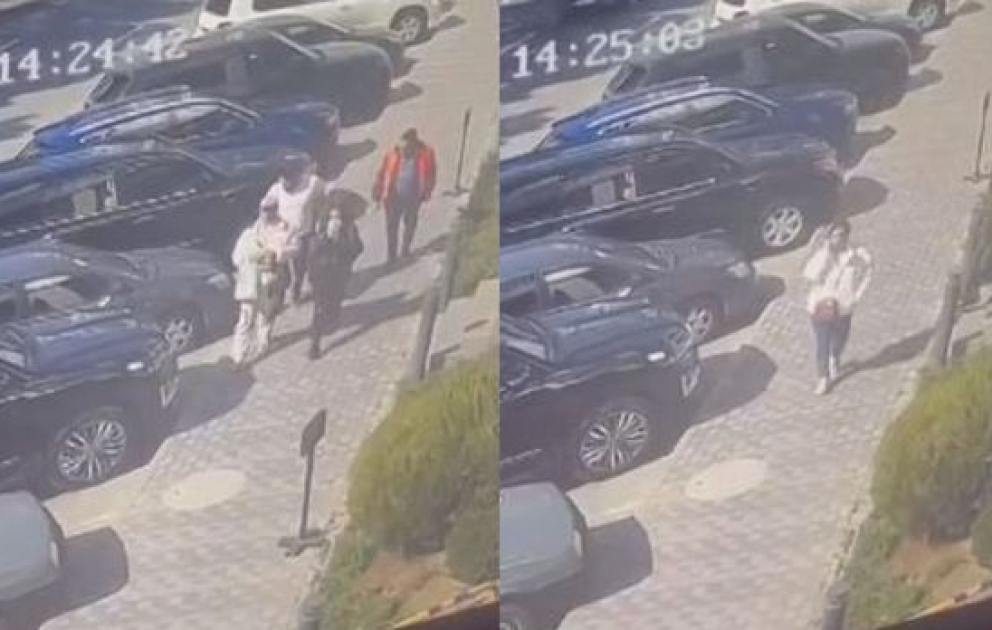 Bu gün Bakıda baş verən atışmanın görüntüləri yayılıb