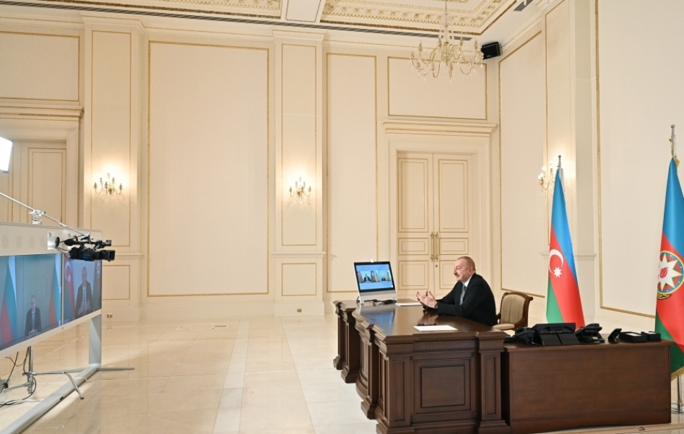 President Ilham Aliyev met with President of Bulgaria Rumen Radev in format of video conference