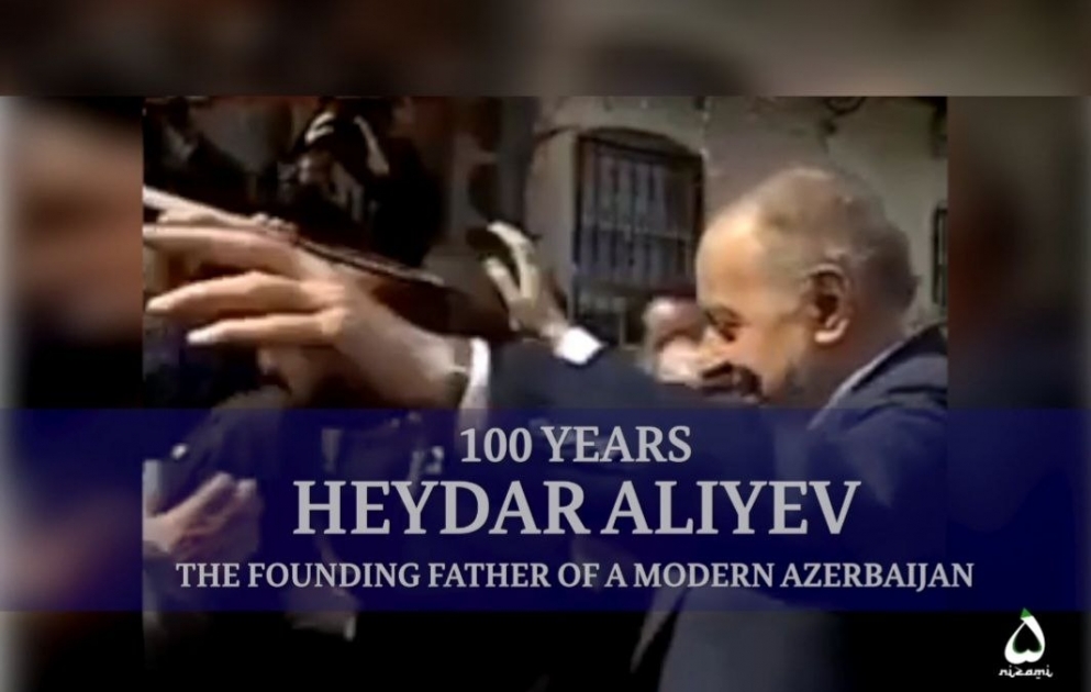 Nizami Gəncəvi Mərkəzindən  Ümummilli Liderin 100 illiyinə həsr edilən  videoçarx