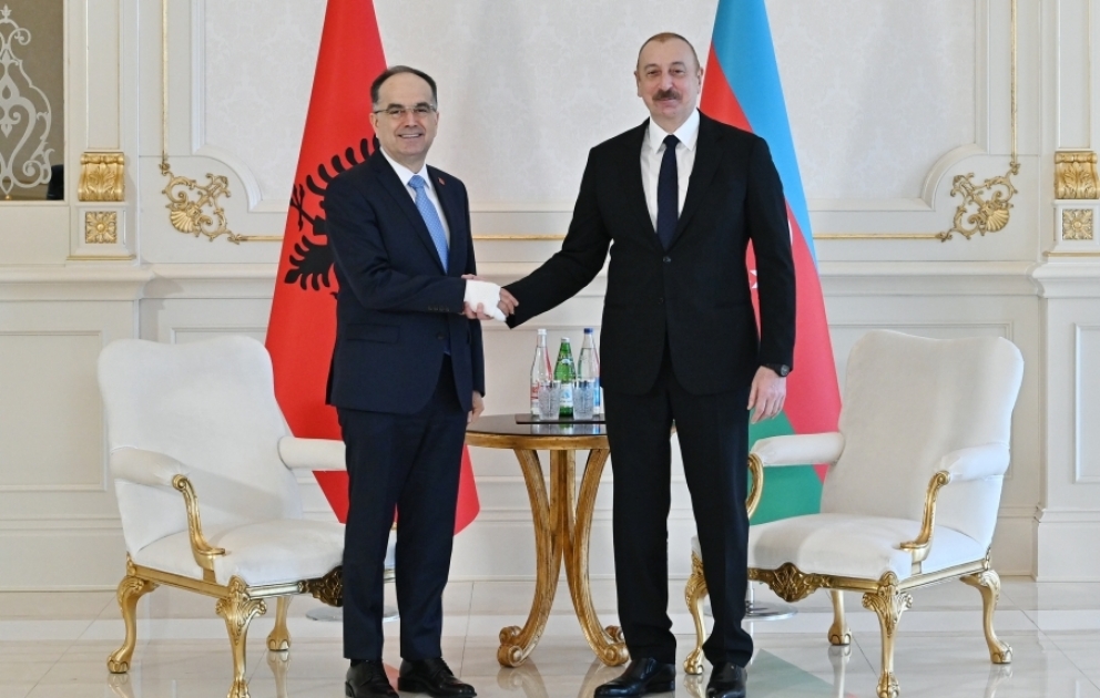 President Ilham Aliyev met with President of Albania Bajram Begaj
