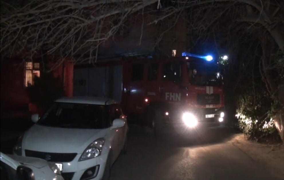 Fövqəladə Hallar Nazirliyi növbəti şərti yanğın təlimi keçirib