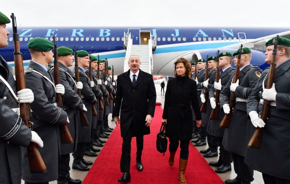 Le président azerbaïdjanais entame une visite de travail en Allemagne