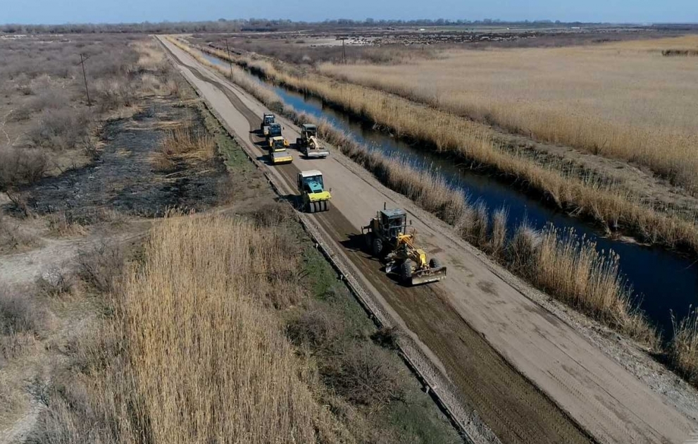 İmişlidə 43.5 km uzunluğa malik yollar yenidən qurulur