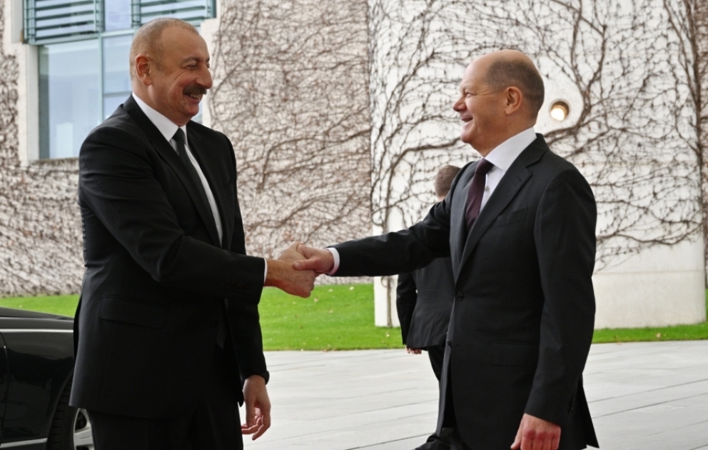 Berlin : le président azerbaïdjanais et le chancelier allemand se sont entretenus en tête-à-tête