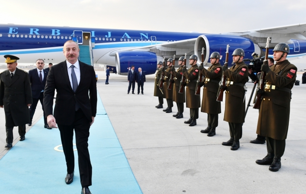 Le président azerbaïdjanais entame une visite en Türkiye