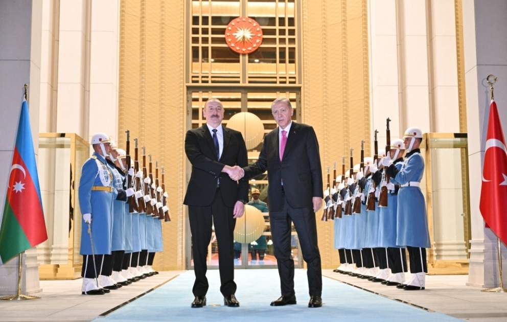 Azərbaycan Prezidenti İlham Əliyev Türkiyə Prezidenti Rəcəb Tayyib Ərdoğanla görüşüb