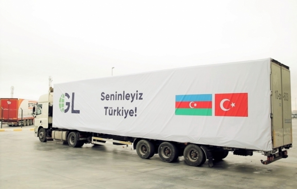 GL şirkətinin Türkiyəyə göndərdiyi humanitar dəstək fəlakət bölgəsinə çatıb