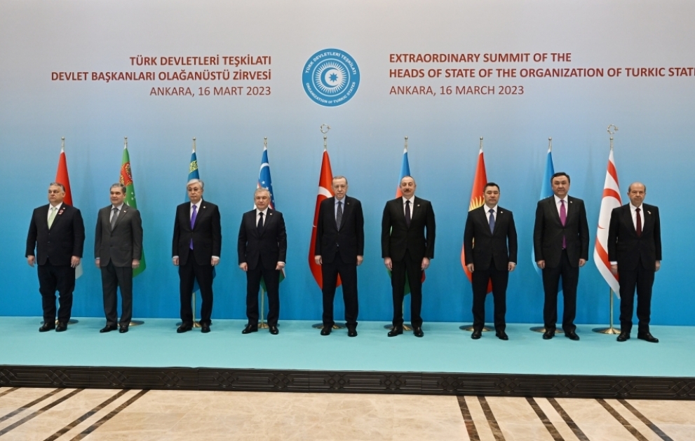 Ankarada Türk Dövlətləri Təşkilatının Dövlət Başçılarının Fövqəladə Zirvə görüşü