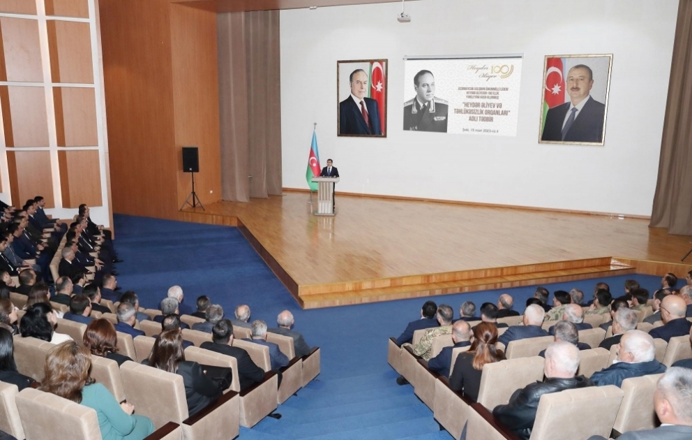 Şəkidə Ümummilli Liderin 100 illik yubileyinə həsr olunmuş tədbir keçirilib