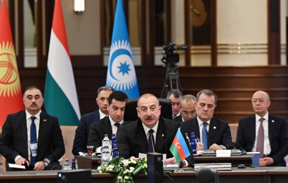 Türk Dövlətləri Təşkilatının Dövlət Başçılarının Fövqəladə Zirvə görüşündə
Prezident İlham Əliyevin  ÇIXIŞI