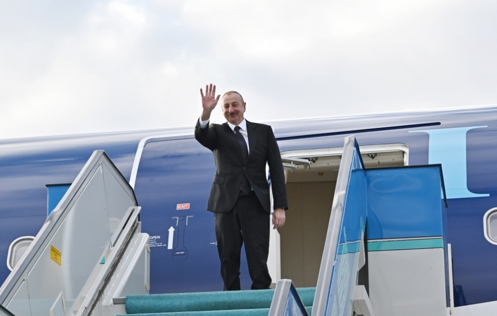 President Ilham Aliyev ended his visit to Türkiye