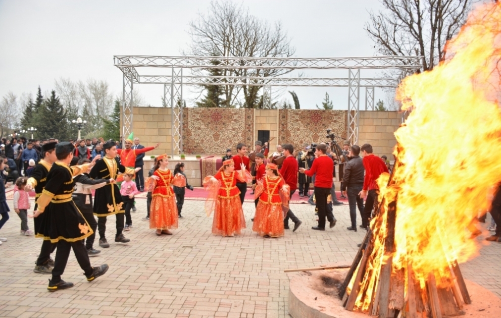 Şamaxıda Novruz şənliyi