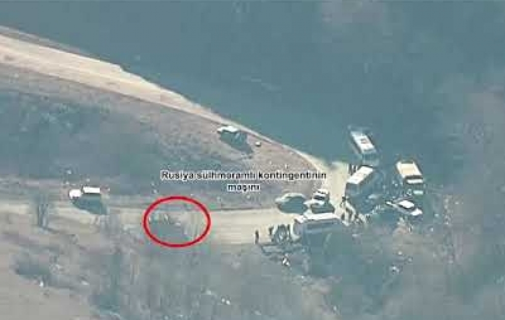 Продолжается незаконная транспортировка военных грузов из Армении на территорию Азербайджана