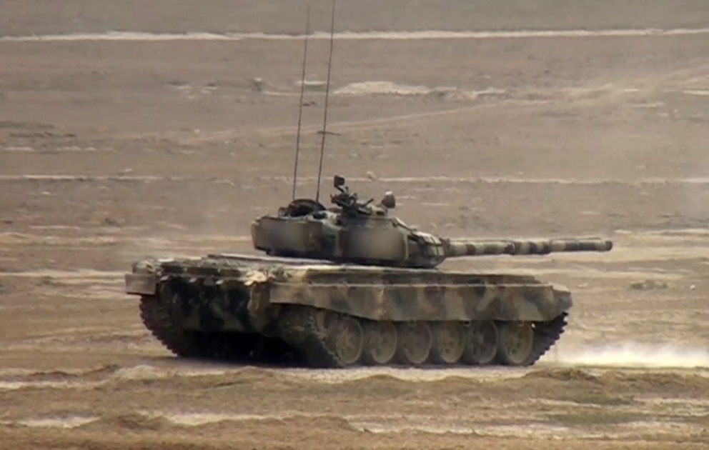 Tank bölmələrinin döyüş hazırlığı təkmilləşdirilir