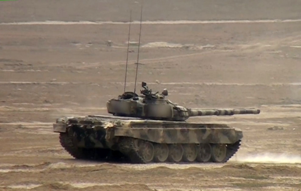 The tank units' combat training is improved