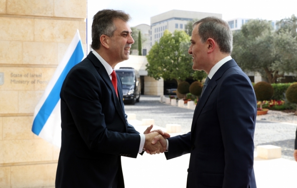 Azerbaijani, Israeli FMs meet in Jerusalem