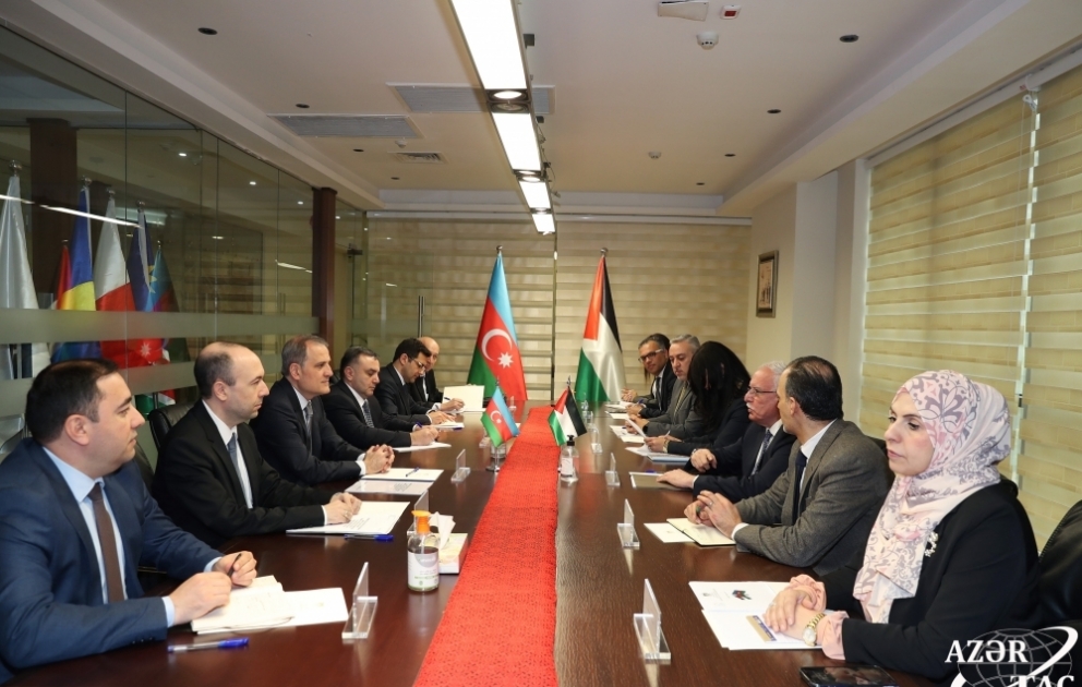 Azərbaycanın və Fələstinin XİN rəhbərləri Ramallahda görüşdü