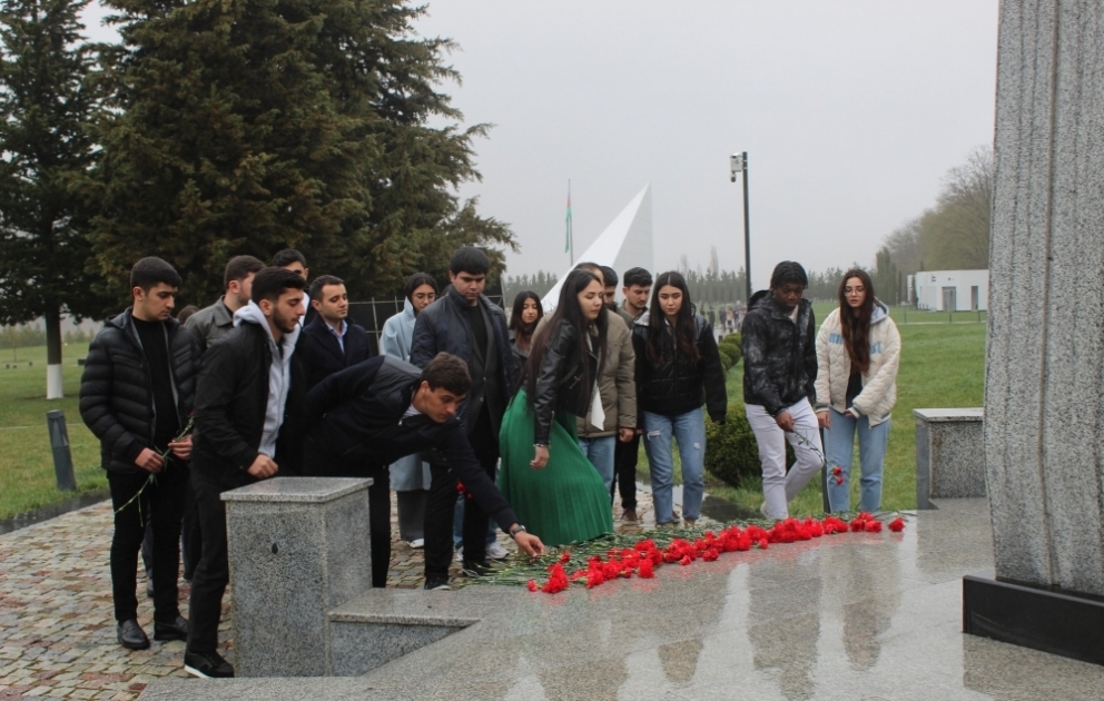 Quba Soyqırımı Memorial Kompleksi ziyarət olunur