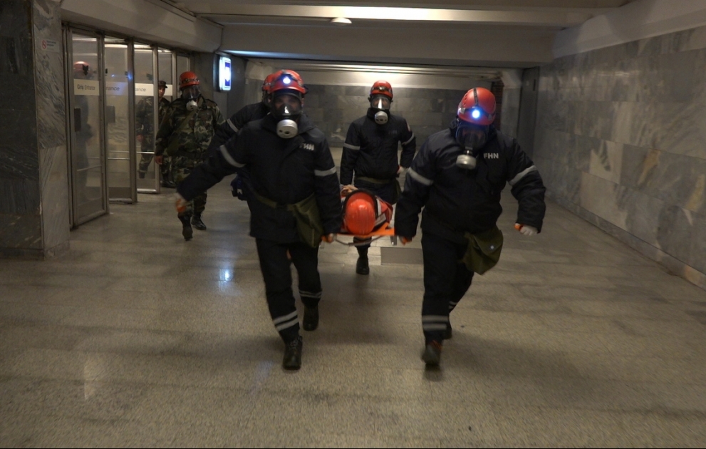 МЧС провело учения в метро