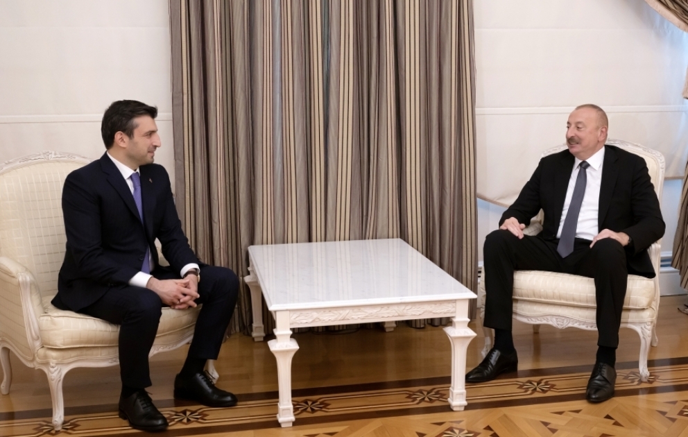 Prezident İlham Əliyev “Baykar” şirkətinin texniki direktoru Selçuk Bayraktarı qəbul edib