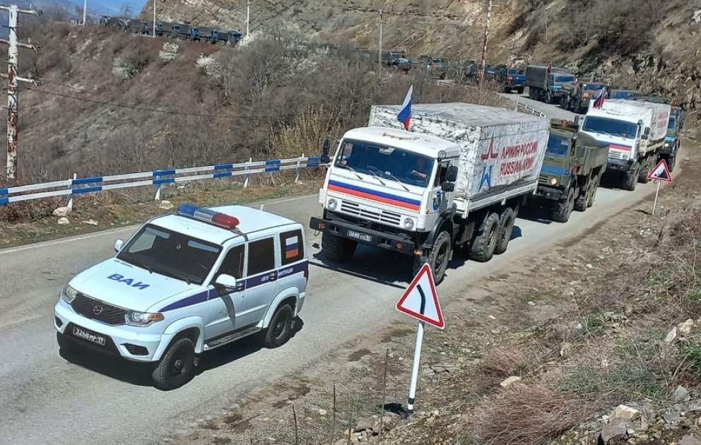 Sülhməramlıların avtomobil karvanı aksiya ərazisindən sərbəst keçdi