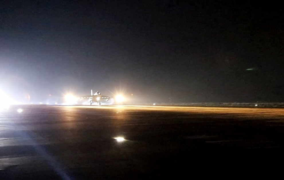 Azerbaijan Air Force aircraft continue conducting training flights