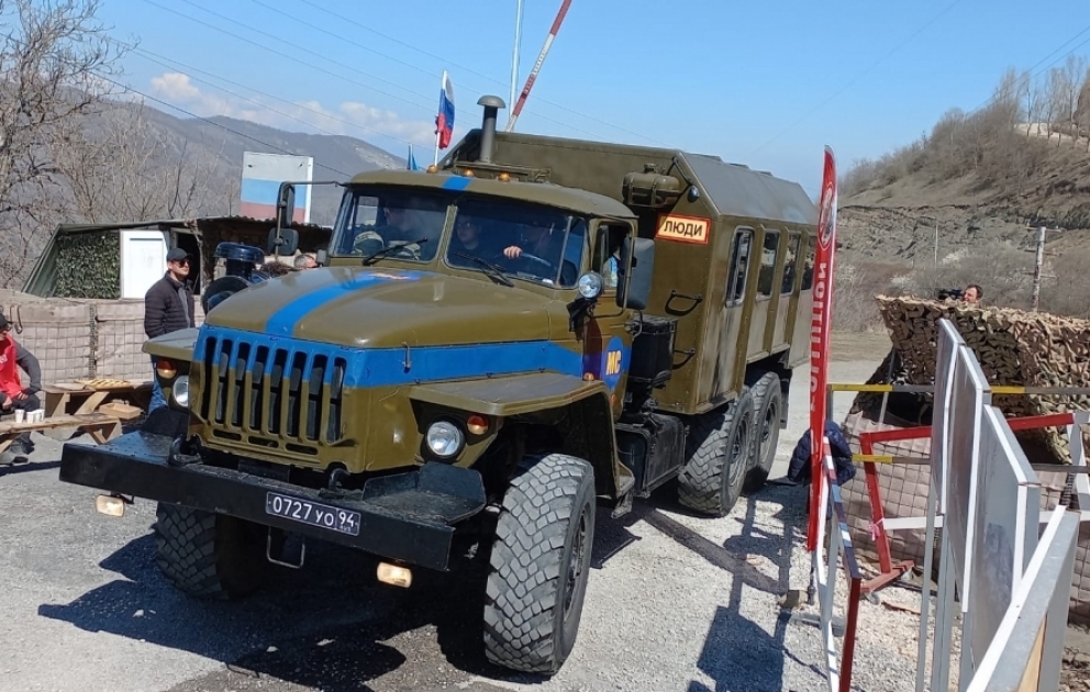 Erməni ailələri ekoaksiya ərazisindən maneəsiz keçdi