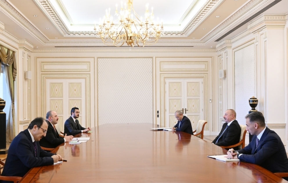 President Ilham Aliyev received Minister of Industry and Technology of Türkiye