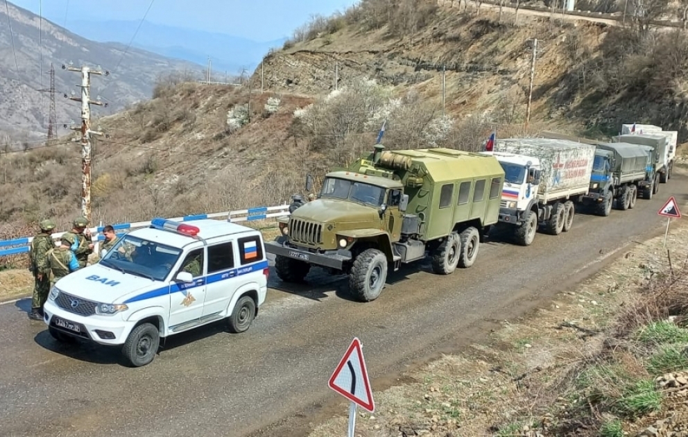 Автоколонна миротворцев беспрепятственно проехала по территории проведения акции