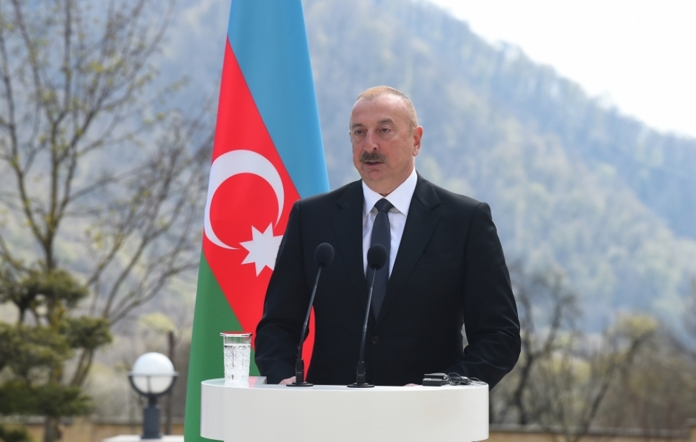 Prezident İlham Əliyev: SOCAR Gürcüstanda 11 min km uzunluğunda qaz xətləri çəkib
