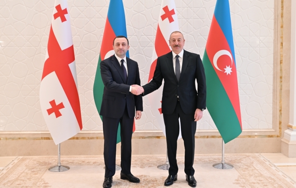 Состоялась встреча Президента Азербайджана с премьер-министром Грузии