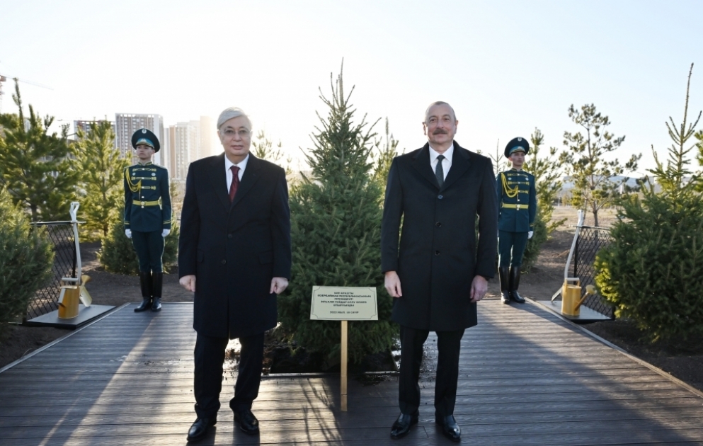 Heydar Aliyev-Straße in Astana eingeweiht