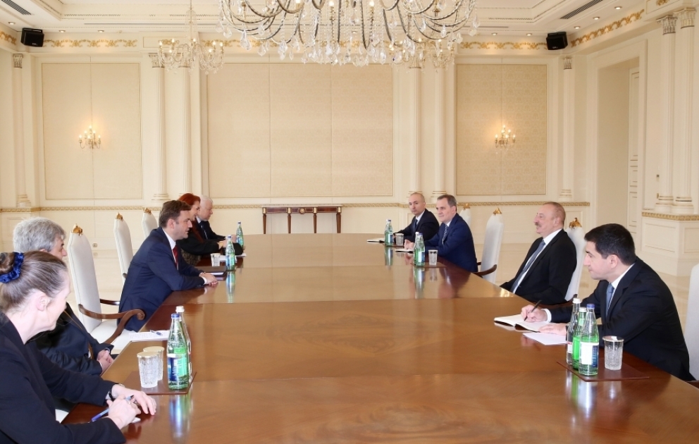 Le président azerbaïdjanais reçoit le président en exercice de l’OSCE