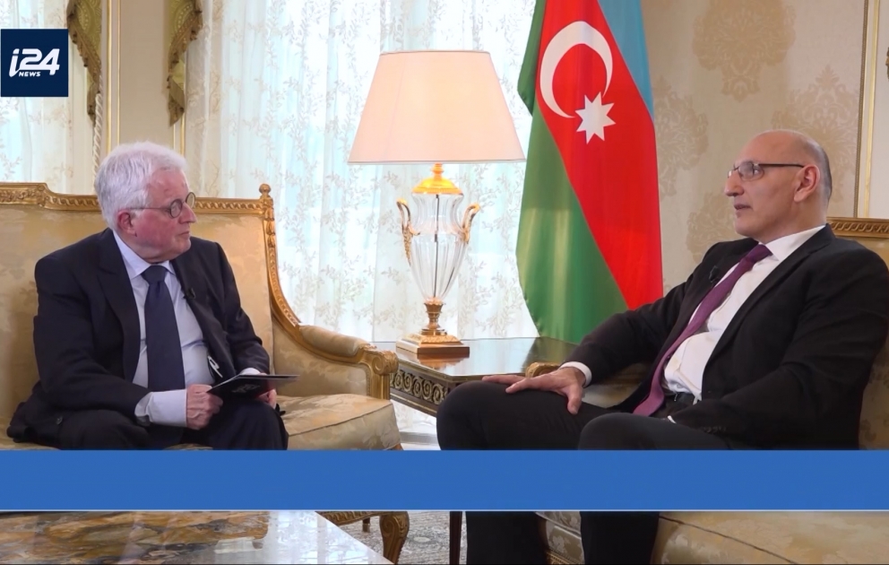 Birinci vitse-prezidentin köməkçisi fransızdilli “i24NEWS” telekanalına müsahibə verib