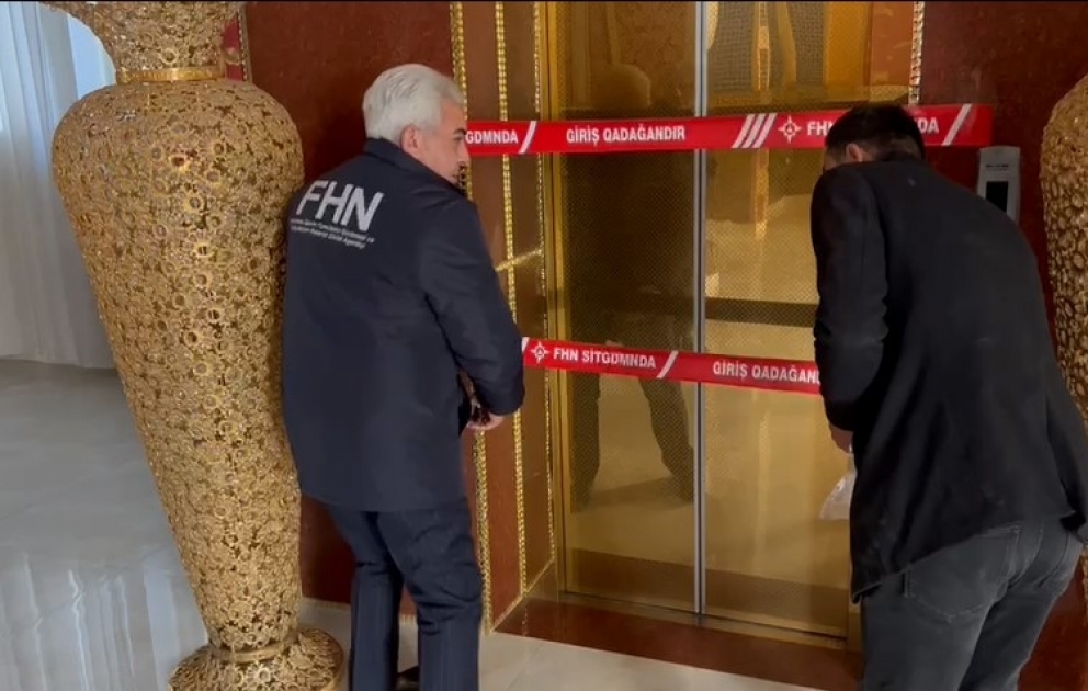 FHN şadlıq sarayında təhlükəli liftin fəaliyyətini dayandırdı