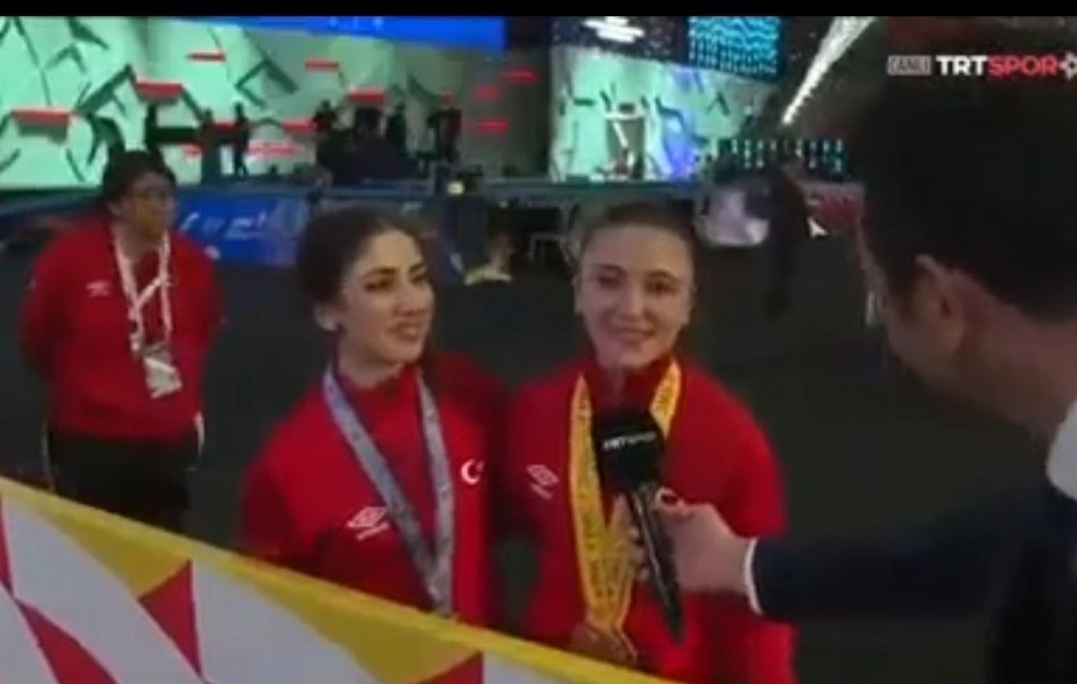 Ermənistanda qızıl medal alan türkiyəli atlet qələbəsini Azərbaycana həsr edib