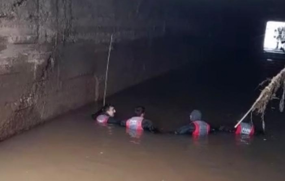 Beyləqanda kanala düşən sürücünün axtarışları davam edir
