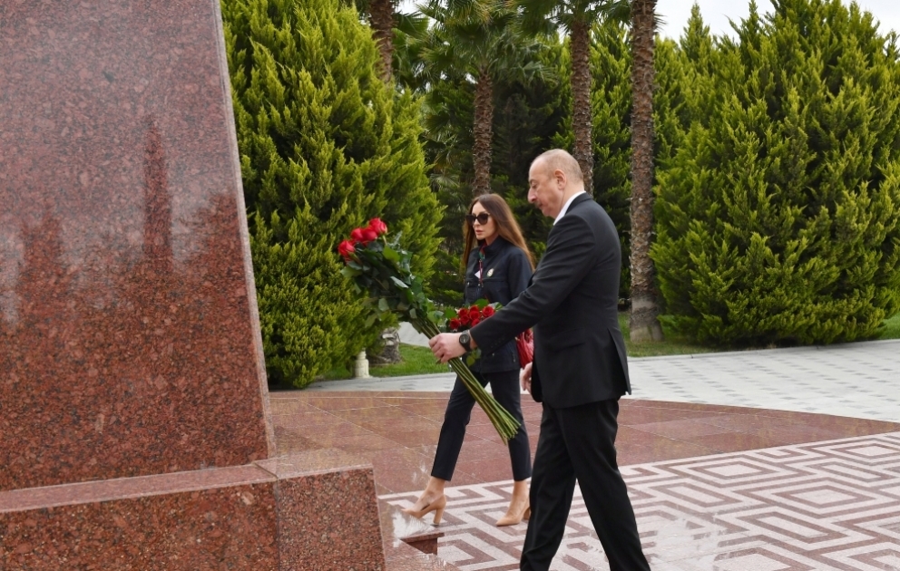 Prezident İlham Əliyev və birinci xanım Mehriban Əliyeva Salyan rayonuna səfər ediblər