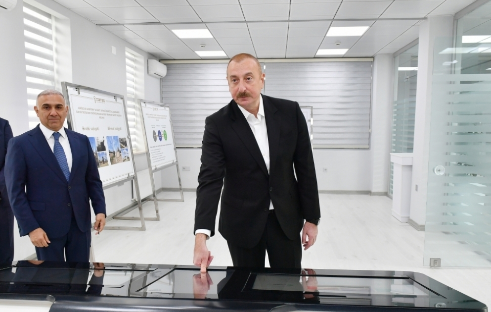 Prezident İlham Əliyev “Azərişıq” ASC-nin Salyan Rəqəmsal İdarəetmə Mərkəzinin açılışını edib
