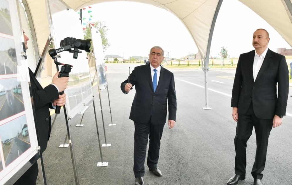 L’autoroute Neftchala-Kurkend-Maïak n°2 rouverte après la reconstruction à Neftchala