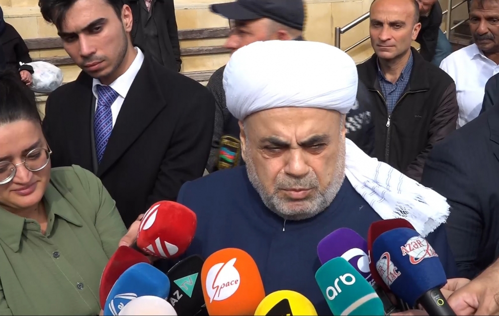 Şeyxülislam Allahşükür Paşazadə: Azərbaycanla düşmən dili ilə danışmaq mümkün deyil